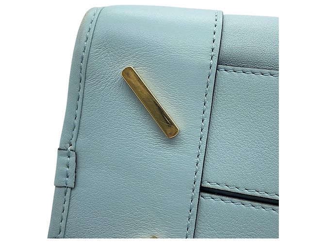 Borsa a mano in pelle Loewe Amazona 28 Blu chiaro - vista 8