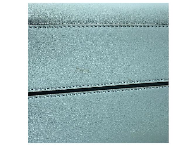 Borsa a mano in pelle Loewe Amazona 28 Blu chiaro - vista 9