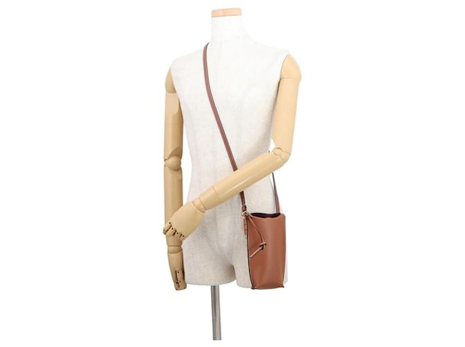 Borsa a tracolla Loewe Gate Pochette Marrone - vista 4