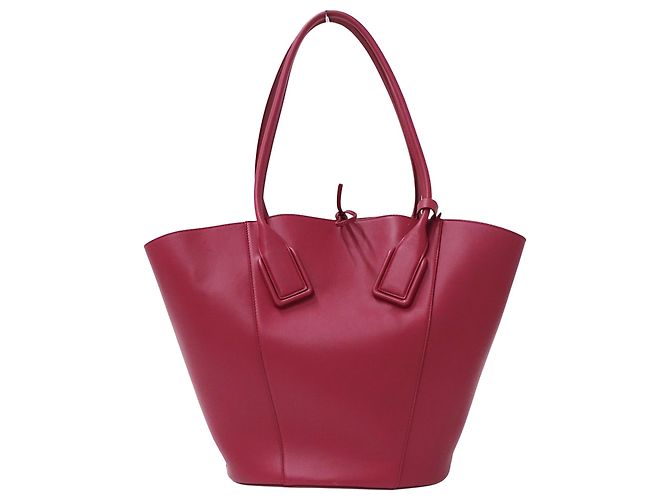 Borsa Tote in pelle rosa e viola Bottega Veneta Porpora - vista 2