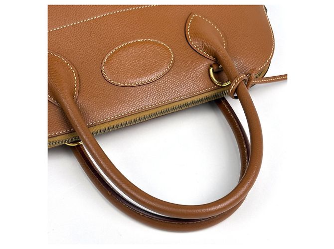 Hermès Borsa Hermes Bolide 31 in pelle Gold Courchevel D'oro - vista 11