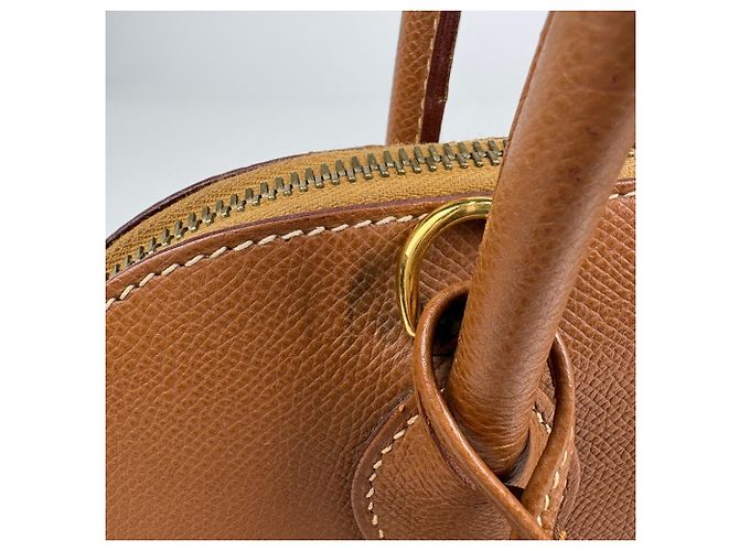 Hermès Borsa Hermes Bolide 31 in pelle Gold Courchevel D'oro - vista 8