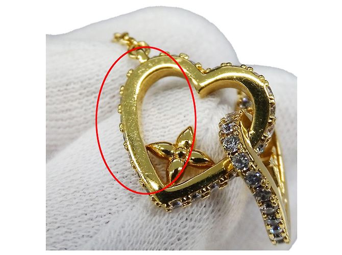 Graceful Collana con strass Louis Vuitton da donna D'oro - vista 8