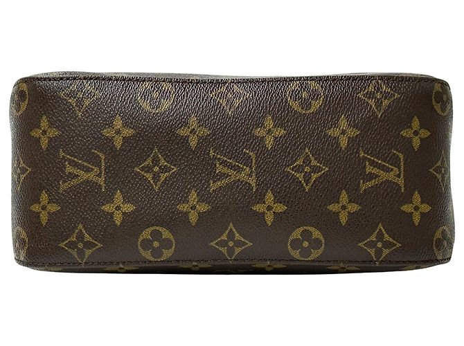 Borsa a Spalla Louis Vuitton Monogram Looping MM Marrone Monogramma - vista 3