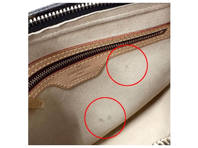Borsa a Spalla Louis Vuitton Monogram Looping MM Marrone Monogramma - vista 8