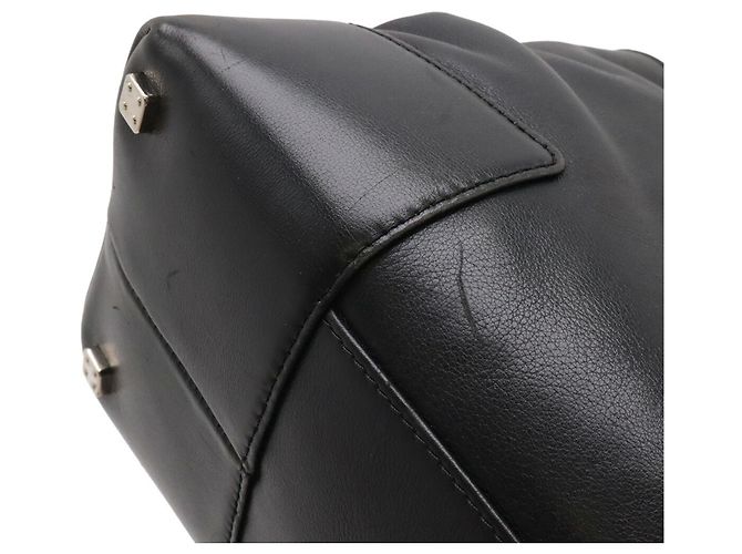 Borsa Loewe Anagram Amazona Fusta Nero - vista 5