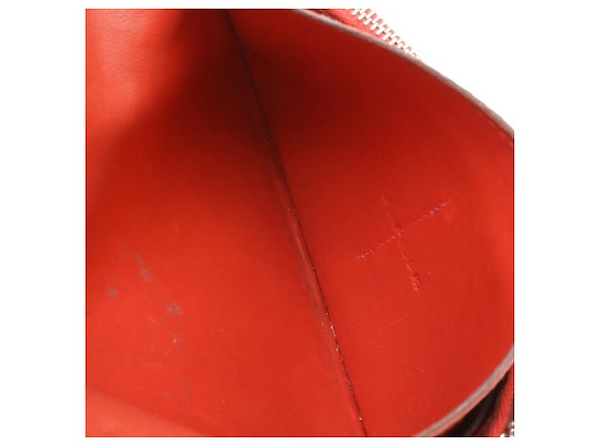 Hermès Cartera Compacta/Monedero HERMES Dogon Castaño Roja - vista 7