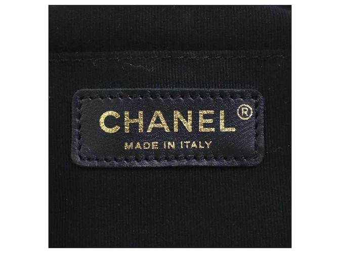 Chanel Tweed Rucksack Schwarz Weiß - Ansicht 14