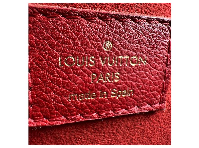 Borsa a Spalla Louis Vuitton Monogram Victoire Marrone Rosso Monogramma - vista 12