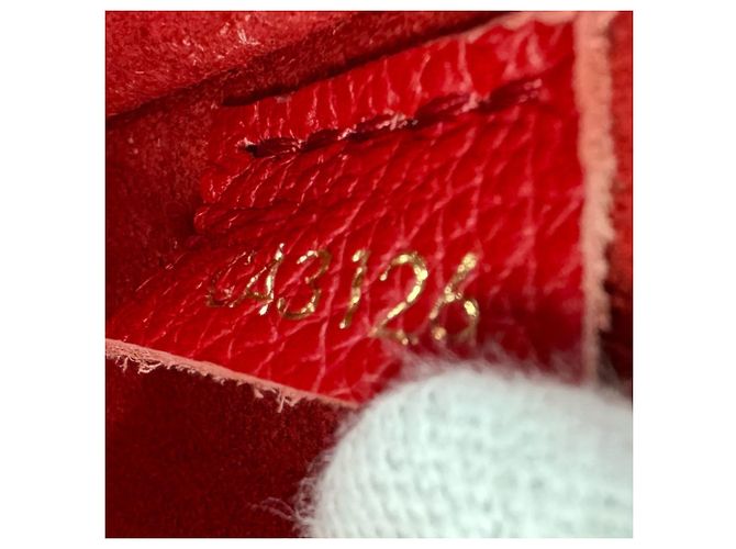 Borsa a Spalla Louis Vuitton Monogram Victoire Marrone Rosso Monogramma - vista 13