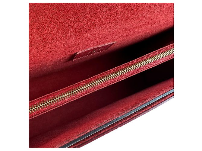 Borsa a Spalla Louis Vuitton Monogram Victoire Marrone Rosso Monogramma - vista 5