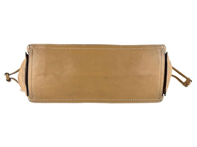 Borsa a tracolla in pelle marrone chiaro Loewe - vista 4