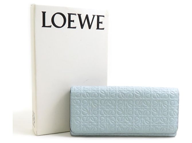 Loewe Bi-fold Long Wallet in Hellblau - Ansicht 10