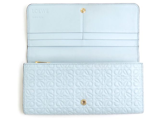 Loewe Bi-fold Long Wallet in Hellblau - Ansicht 3