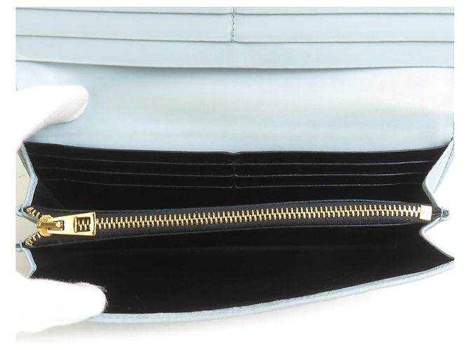 Loewe Bi-fold Long Wallet in Hellblau - Ansicht 4