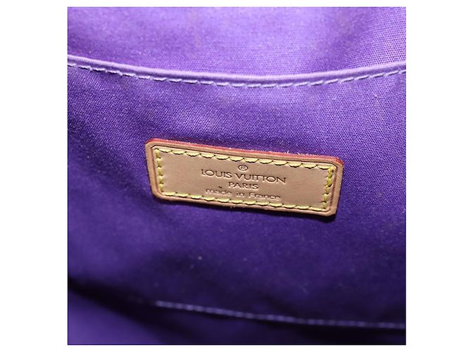 Louis Vuitton Morton in pelle lucida Porpora - vista 6