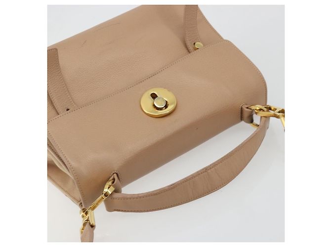 Saint Laurent Muse Two Leather Medium Beige - Ansicht 7