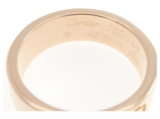 Anello Love di Cartier in oro rosa - vista 3