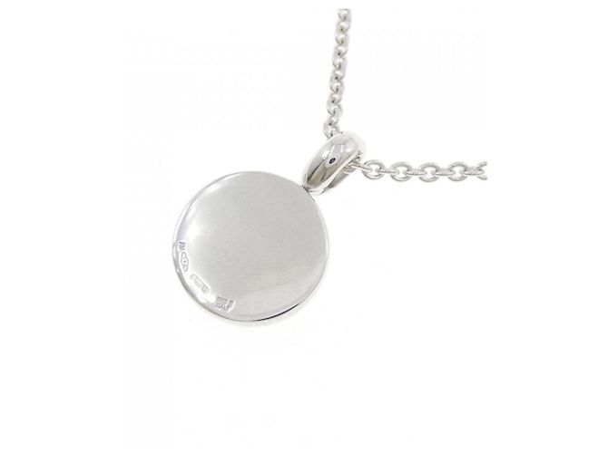 Bulgari Collana con pendente in oro bianco 18K e diamante Bvlgari D'oro - vista 4