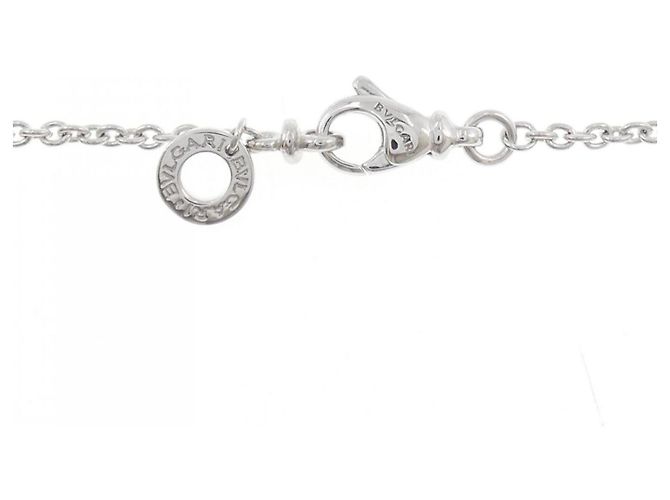 Bulgari Collana con pendente in oro bianco 18K e diamante Bvlgari D'oro - vista 5