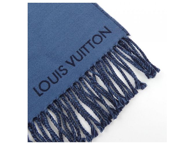 Sciarpa Louis Vuitton Graphic Dual M78399 Blu Blu navy - vista 2