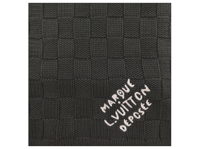 Cachecol Louis Vuitton Damier Snug M97589 Verde - vista 4