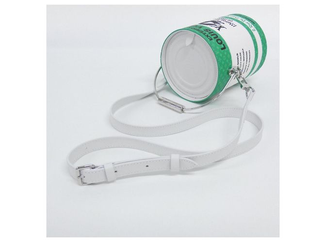 Borsa Louis Vuitton LV Paint Can Bianco Verde - vista 4