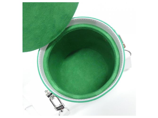 Borsa Louis Vuitton LV Paint Can Bianco Verde - vista 5