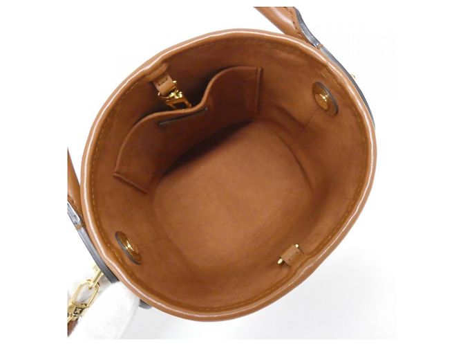 Bucket Borsa a secchiello Petit Spring in the City Louis Vuitton Caramello - vista 7