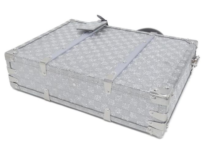 Borsa Louis Vuitton Damier Glitter Hard Trunk Argento - vista 2
