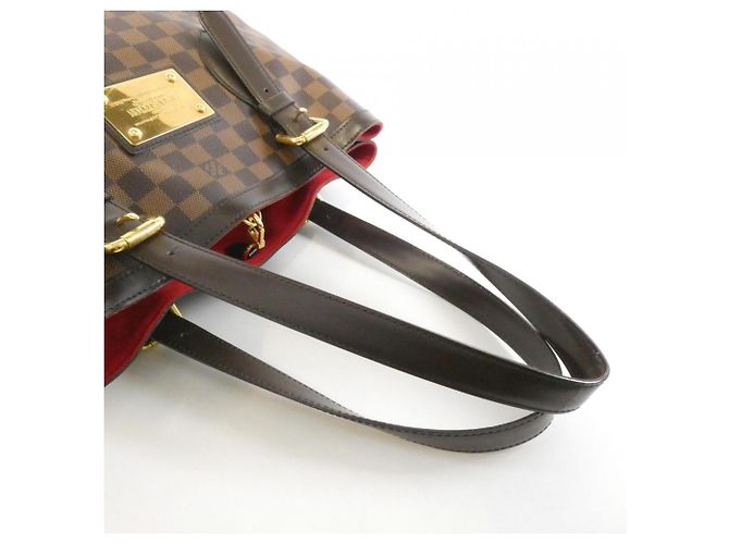 Borsa Louis Vuitton Damier Hampstead MM Marrone - vista 5