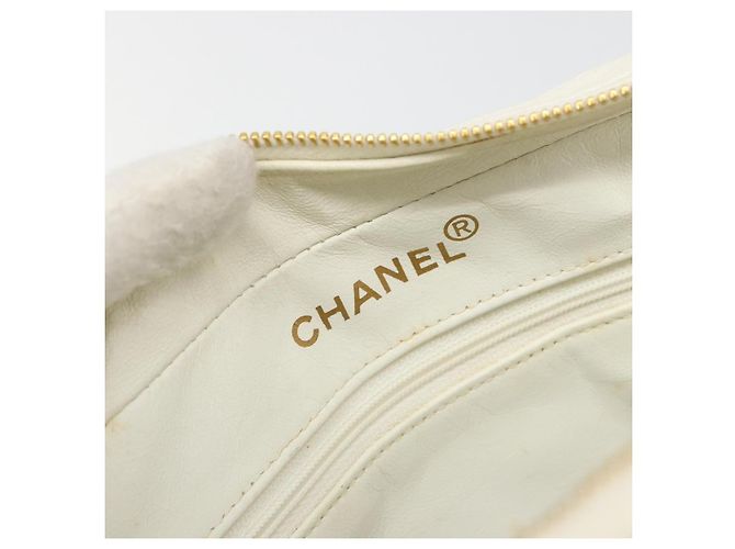 Borsa Chanel CC in pelle Bianco - vista 6
