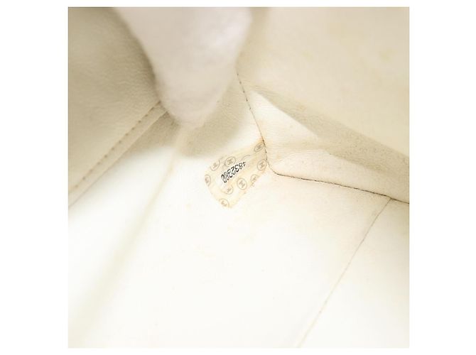Borsa Chanel CC in pelle Bianco - vista 7