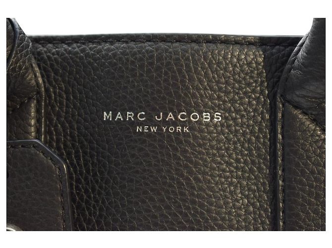 MARC JACOBS Borsa Tote Crossbody Small Gotham in pelle martellata nera M0008898 Nero - vista 15