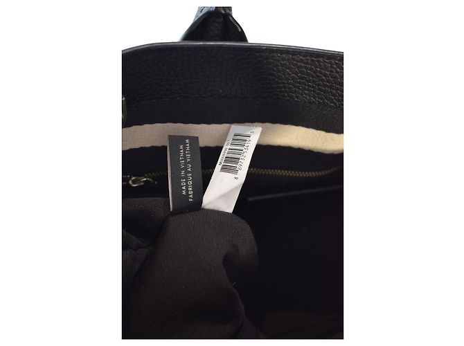 MARC JACOBS Borsa Tote Crossbody Small Gotham in pelle martellata nera M0008898 Nero - vista 18