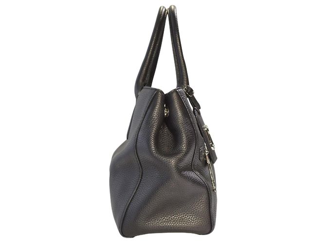 MARC JACOBS Borsa Tote Crossbody Small Gotham in pelle martellata nera M0008898 Nero - vista 8