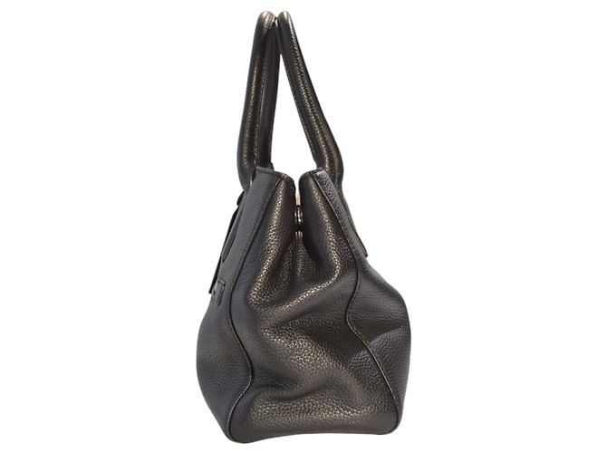 MARC JACOBS Borsa Tote Crossbody Small Gotham in pelle martellata nera M0008898 Nero - vista 9