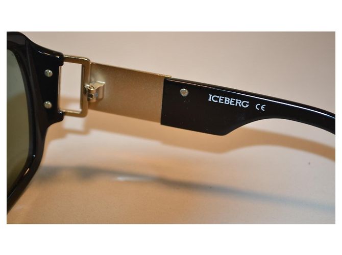 Occhiali da sole Iceberg IC57601 neri e oro Nero - vista 6