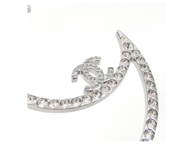 Spilla Chanel in cristalli argentati Argento - vista 3