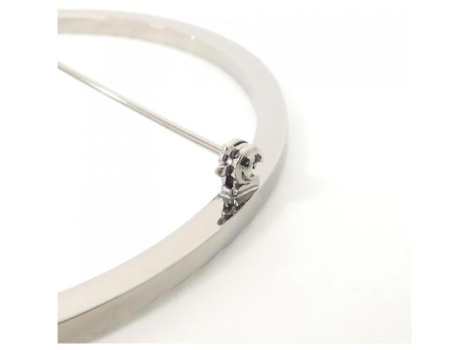 Spilla Chanel in cristalli argentati Argento - vista 5
