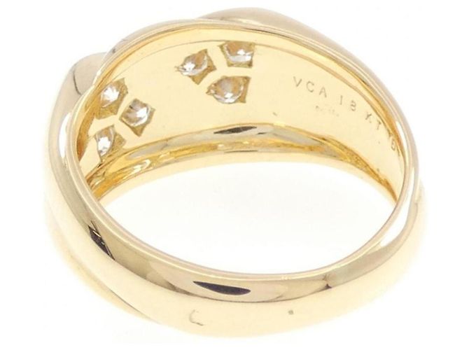 Anello a fascia in oro giallo 18K Van Cleef & Arpels - vista 3
