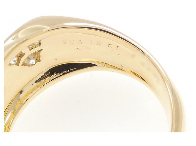 Anello a fascia in oro giallo 18K Van Cleef & Arpels - vista 4