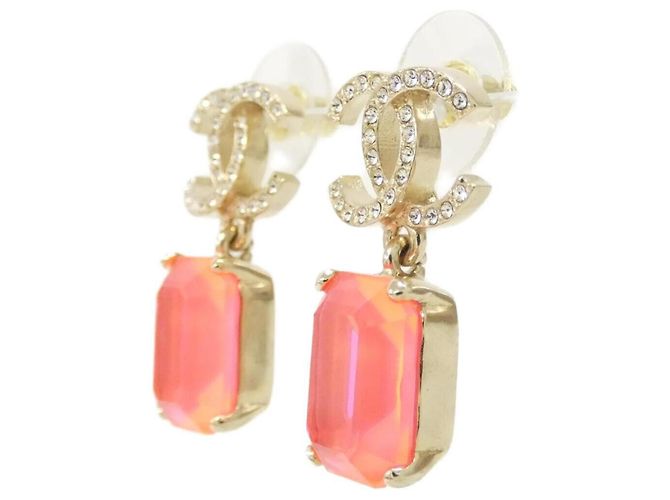 Orecchini a lobo Chanel AB6303 Rosa D'oro - vista 2