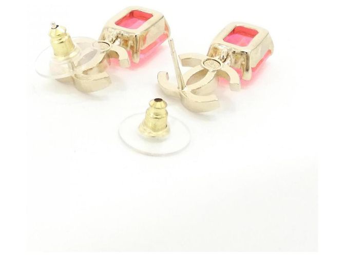 Orecchini a lobo Chanel AB6303 Rosa D'oro - vista 3