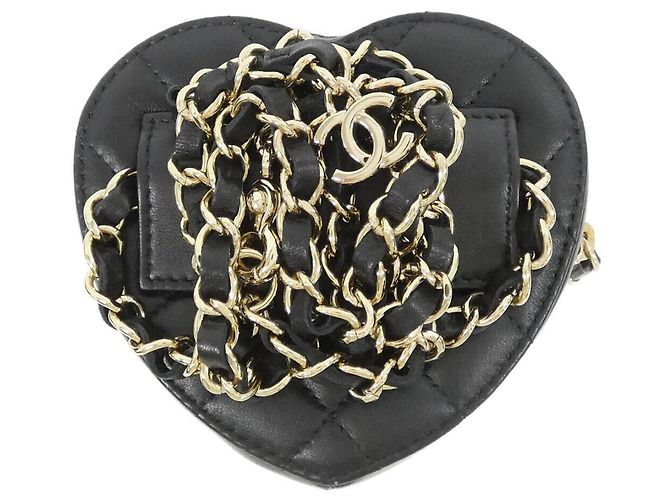 Marsupio Chanel AP2787 in agnello nero - vista 2