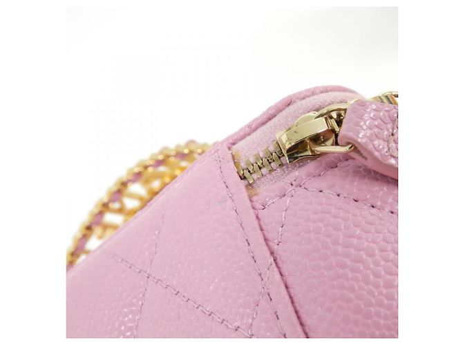 Borsa a tracolla rosa Chanel AP2805 - vista 6
