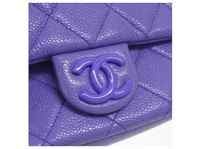 Bolsa de Ombro Chanel AS1784 Roxo - vista 4