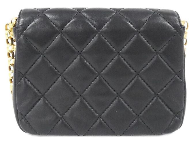 Borsa a tracolla Chanel AS2222 in pelle di agnello nera Nero - vista 2
