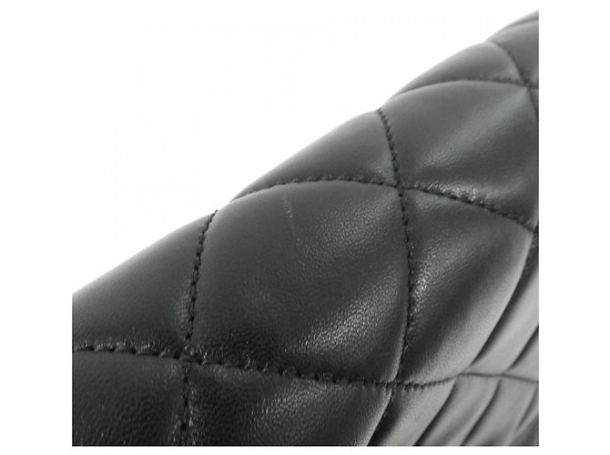 Borsa a tracolla Chanel AS2222 in pelle di agnello nera Nero - vista 6
