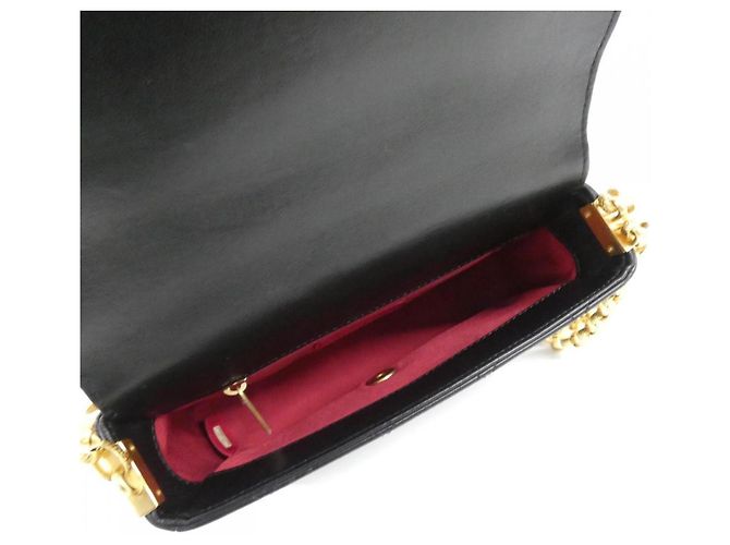 Borsa a tracolla Chanel AS2222 in pelle di agnello nera Nero - vista 9